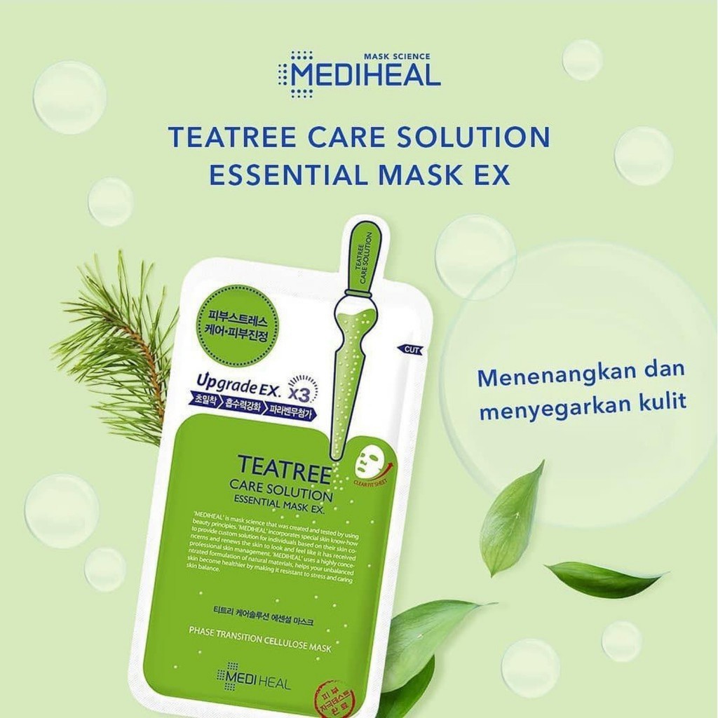 Mặt Nạ Tràm Trà Mediheal Tea Tree Ngăn Ngừa Mụn Mask Giấy 24ml