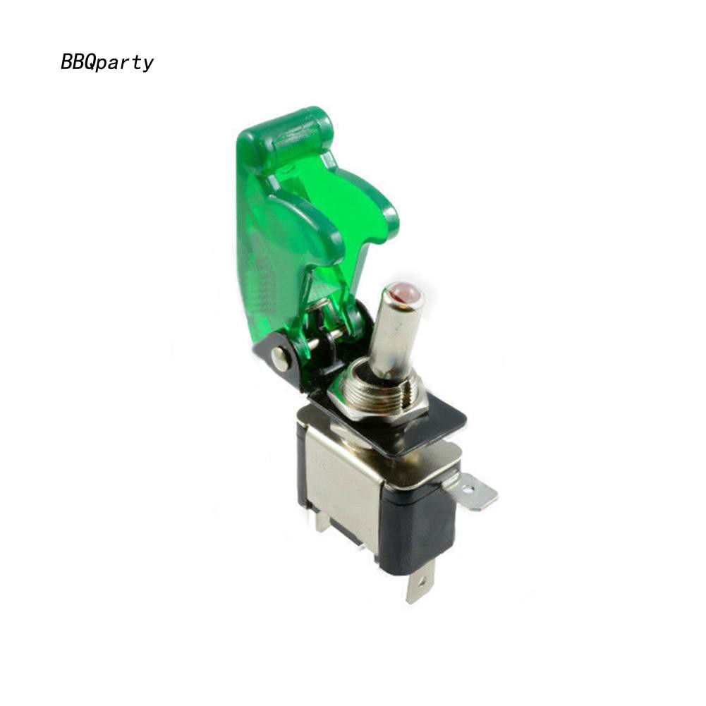 Nút gạt công tắc SPST 12V 20A có gắn đèn Led cho bảng điều khiển xe hơi