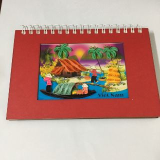 Sổ lưu niệm giấy xoắn độc đáo (16cm x 11cm)
