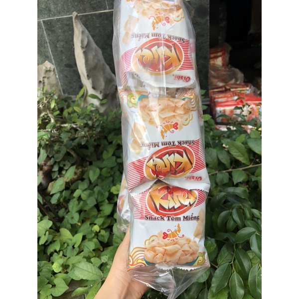 Bịch 20 gói bim bim snack Tôm miếng 8g/gói