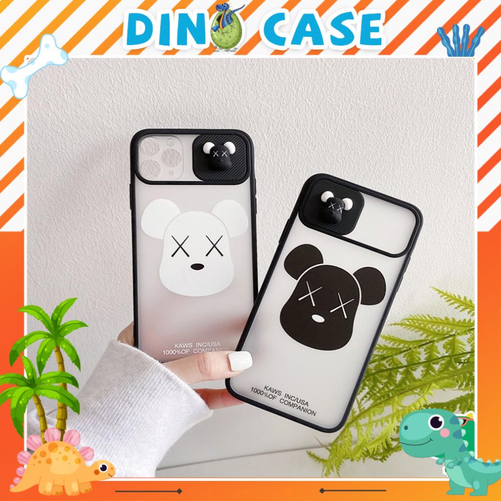 Ốp lưng iphone trượt camera Kaws bvc 6/6plus/6splus/7/7plus/8/8plus/x/xs/11/12/13/pro/max/plus DT09 dt09