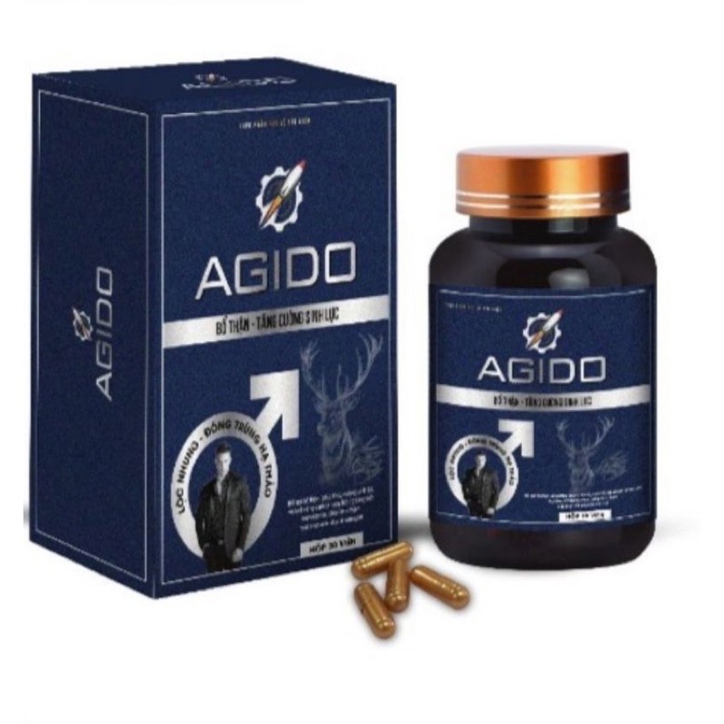 ✅ Viên uống Bổ Thận AGIDO tăng cường sinh lý bổ thận tráng dương, chống xuất tinh sớm, hỗ trợ cải thiện sinh lý nam giới