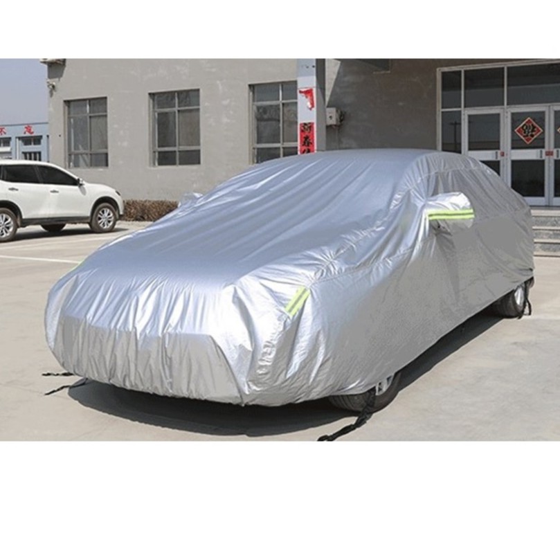 Bạt, Tấm, áo trùm CAO CẤP che phủ xe hơi, xe ô tô phủ nhôm bạc, 2 lớp chống nóng, mưa, xước sơn, vân 4D BPX