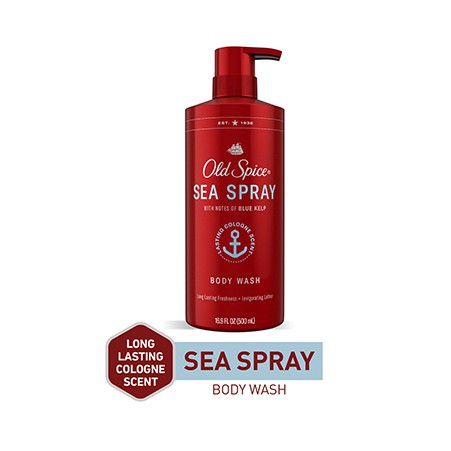 [NEW] Sữa Tắm Old Spice Sea Spray With Notes Of Blue Kelp 500ML