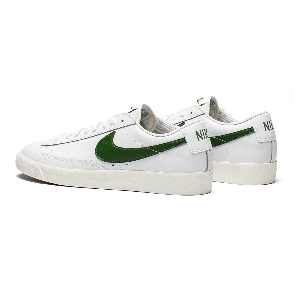(AUTHENTIC 100%) Giày Sneaker Thể Thao NIKE BLAZER LOW WHITE FOREST GREEN CI6377-108 Chính Hãng 100%