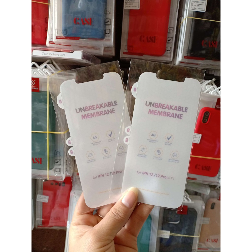 [Đã có iP 12] Miếng dán PPF AG (Mặt trước + Mặt Sau) chống vân tay dành cho iPhone 12/12 Pro/12 mini/12 Pro Max