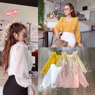 Áo kiểu công chúa xinh