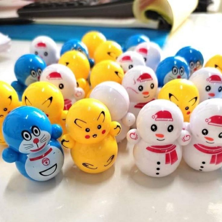 Đồ chơi lật đật mini nhỏ xinh hình các nhân vât hoạt hình đáng yêu cho bé