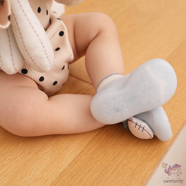 Giày đi trong nhà đế cao su họa tiết trái cây phong cách Hàn Quốc thời trang dễ thương cho bé