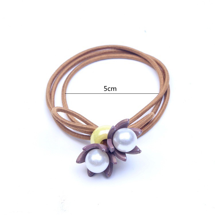 [XẢ LỖ MÙA DỊCH] Buộc tóc hình hoa đính hạt giá ngọc trai Hàn Quốc xinh xắn