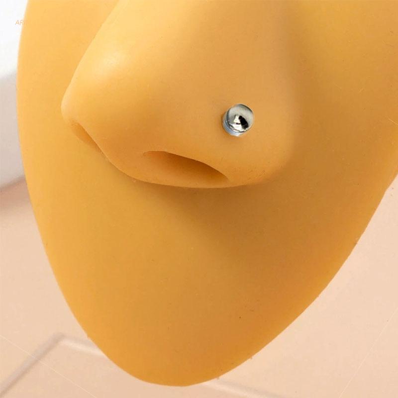 Khuyên Xỏ Cơ Thể Nam Châm Đính Pha Lê Thời Trang Unisex