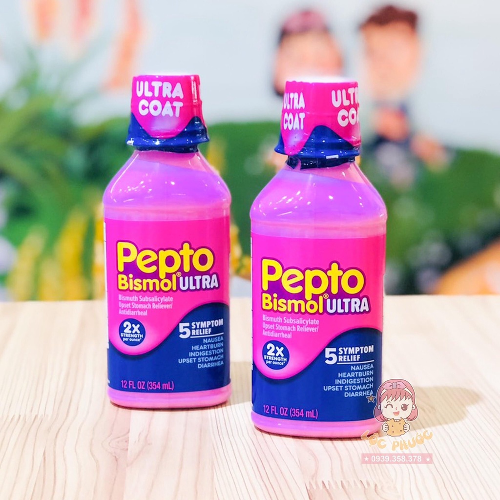 HỖN DỊCH TIÊU CHẢY DẠ DÀY PEPTO BISMOL ULTRA 354ML MỸ (DATE 2022)