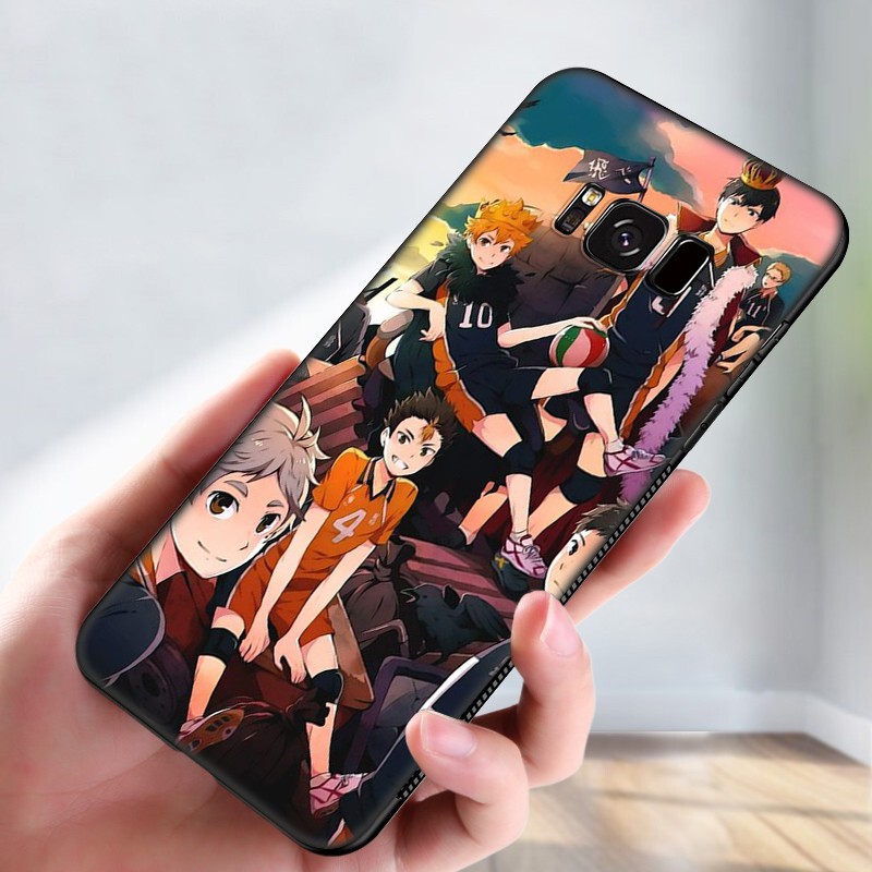 Ốp điện thoại silicon mềm hoạt hình 63LU Haikyuu Anime cho Samsung Galaxy J7 J5 J2 J6 J4 Plus Prime A2 Core Pro