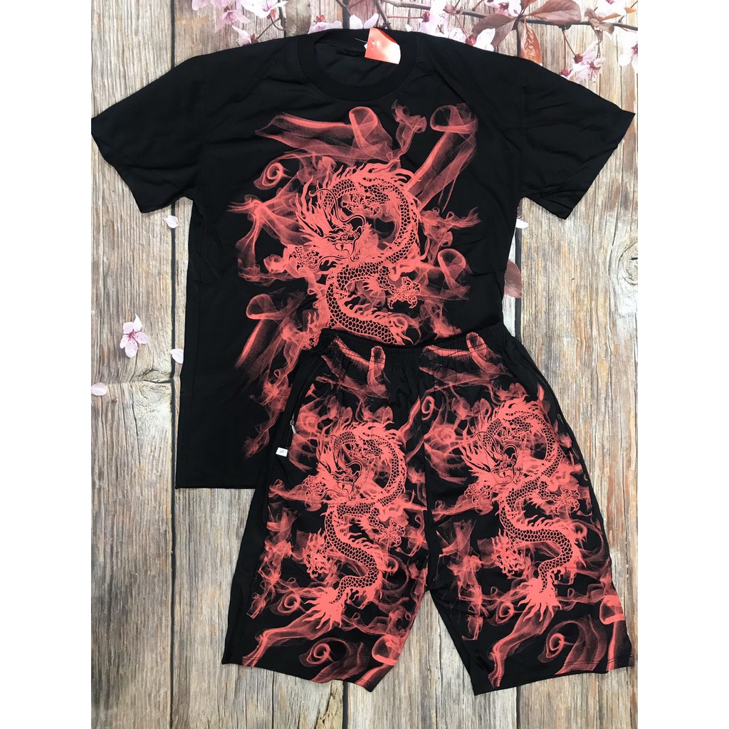 SET BỘ QUẦN ÁO THỂ THAO THUN LẠNH, SET BỘ ÁO NAM TAY LỠ chất liệu thun lạnh mền mịn in logo Đủ Size - BN125 | BigBuy360 - bigbuy360.vn