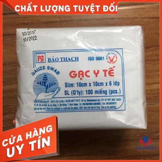Gạc Đắp Mặt Nạ 100 Miếng [10cm x 10cm x 6 lớp]