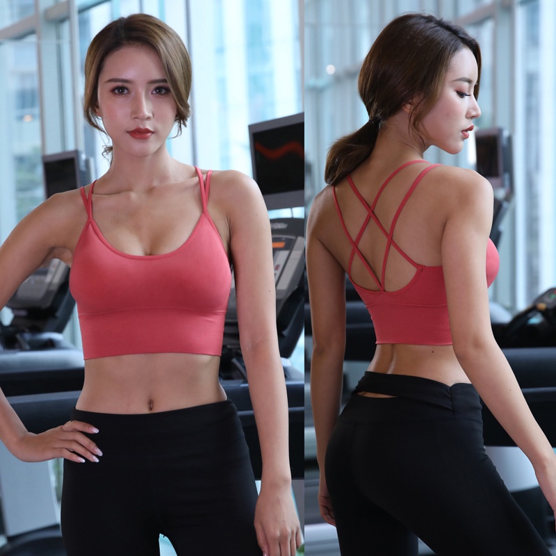 Áo ngực thể thao dây mảnh BR36_NuciFera tập Gym Yoga chạy bộ phom ôm ngực dáng đẹp