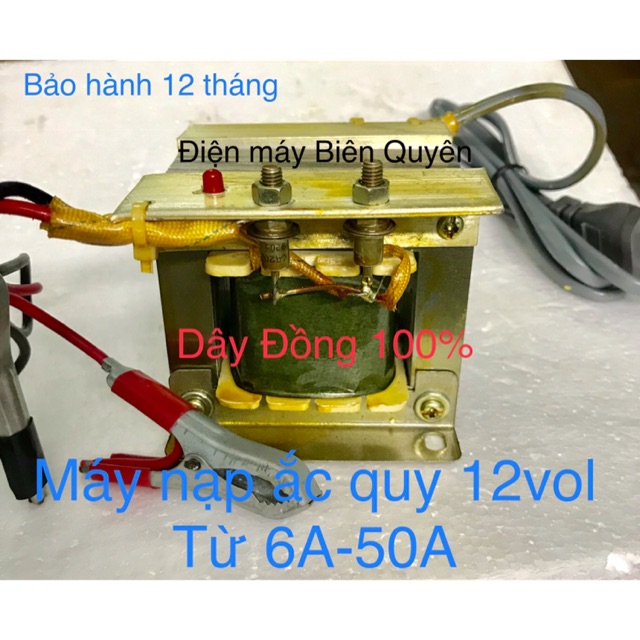 Sạc ắc quy từ 8A-50A (100% dây đồng)