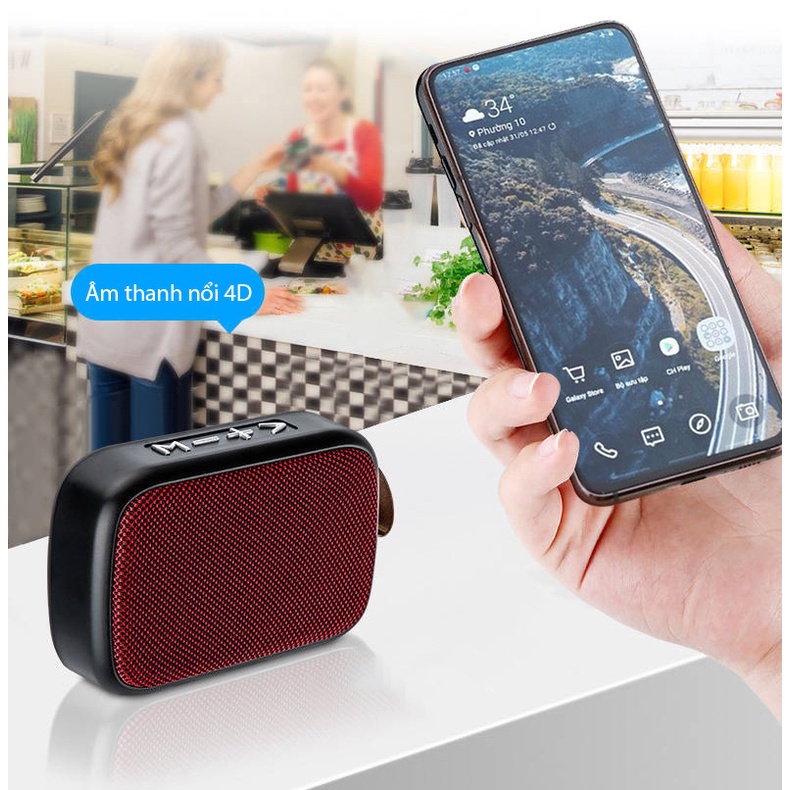 Loa Bluetooth Nghe Nhạc Mini G2 Dáng Nhỏ Gọn Cầm Tay Hỗ Trợ Cắm Usb Thẻ Nhớ Giá Rẻ - BẢO HÀNH 1 ĐỔI 1