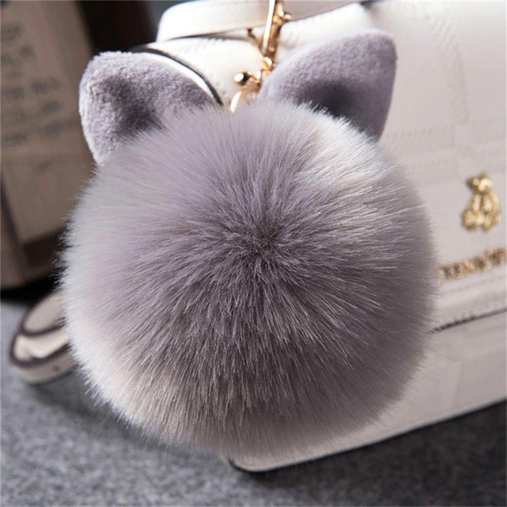 Móc Khóa Hình Thỏ Bông Dễ Thương Thời Trang
