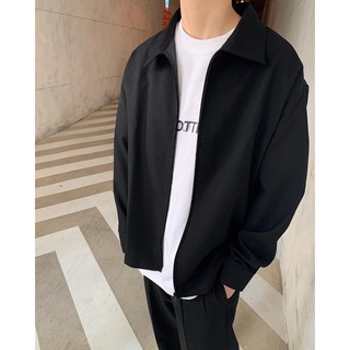 ZIP OUTER đen - ÁO KHOÁC BASIC ''CHUOTTRANG''