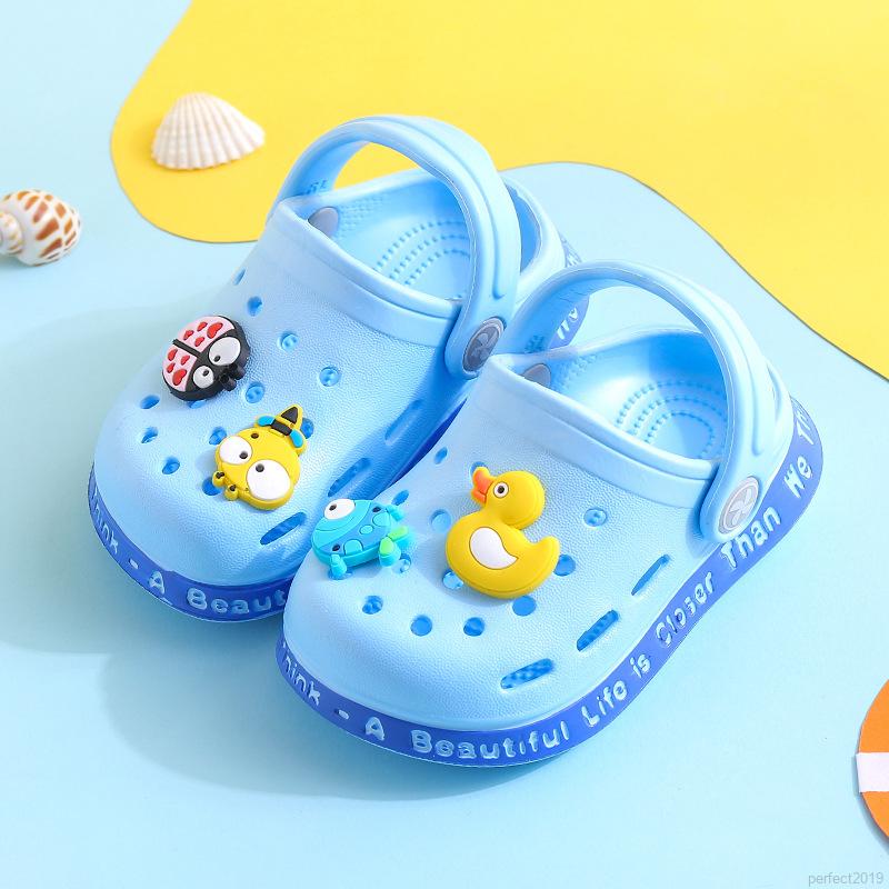 Giày đế mềm họa tiết hoạt hình dễ thương cho bé Giày Sandal Đế Mềm Cho Bé 0-5 Tuổi