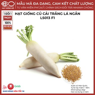 Hạt giống củ cải lá ngắn ls013F1 (20gr) - Giống có thời gian sinh trưởng ngắn, kháng bệnh tốt