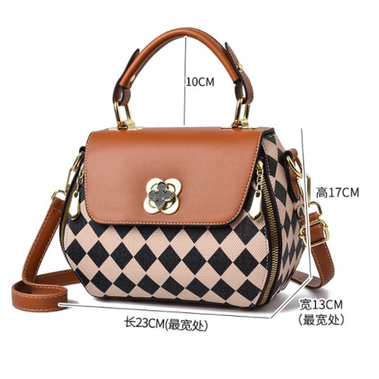 Túi Xách Tay Nữ Khoác Vai Họa Tiết Lưới