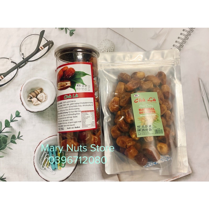 quả chà là rời tạo ngọt nhập khẩu 500g