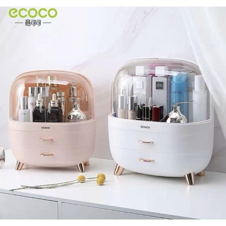 tủ đựng Mỹ phẩm thương hiệu ecoco mẫu mới cao cấp 2 cỡ to bé GDTH