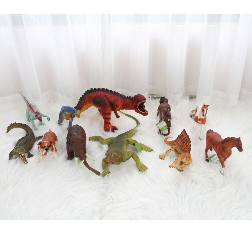 Đồ chơi bộ sưu tập khủng long, ngựa, voi mô hình cho bé Recur Toys và Jurassic World - Toyshouse