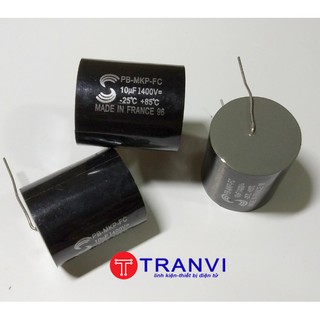 Tụ phân tần loa 10mf 400v-bộ 2 cái
