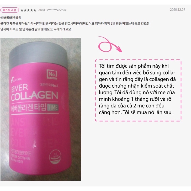 COLLAGEN dạng bột Ever Collagen Time