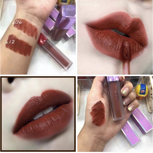 Son kem lì Black Rouge [FREE SHIP] Black Rouge Air Fit Velvet Hàng Mới | BigBuy360 - bigbuy360.vn