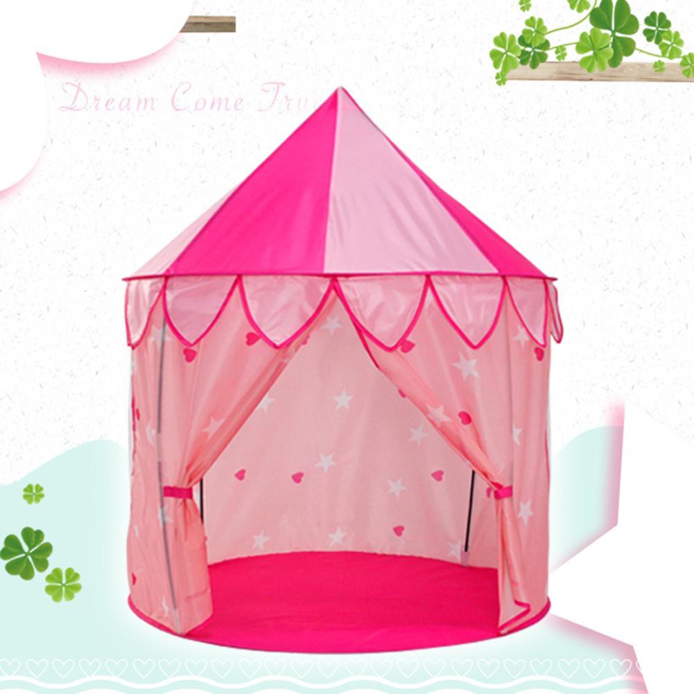 babifry Princess House Large Indoor Children Tent Toy Folding Playing Game Castle