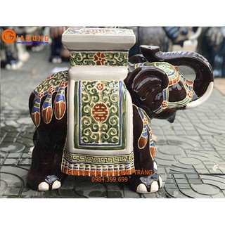 Đôn voi gốm sứ Gia Hưng Bát Tràng