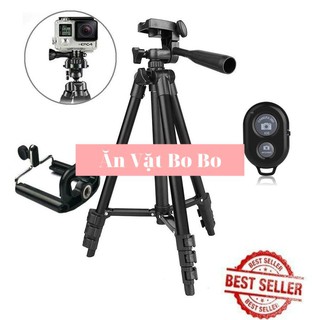 Gậy 3 chân Tripod TF 3120 + remote chụp ảnh + giá đỡ điện thoại - EXTRA XU