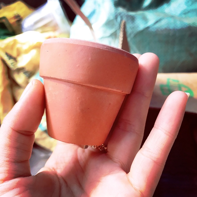 chậu đất nung mini