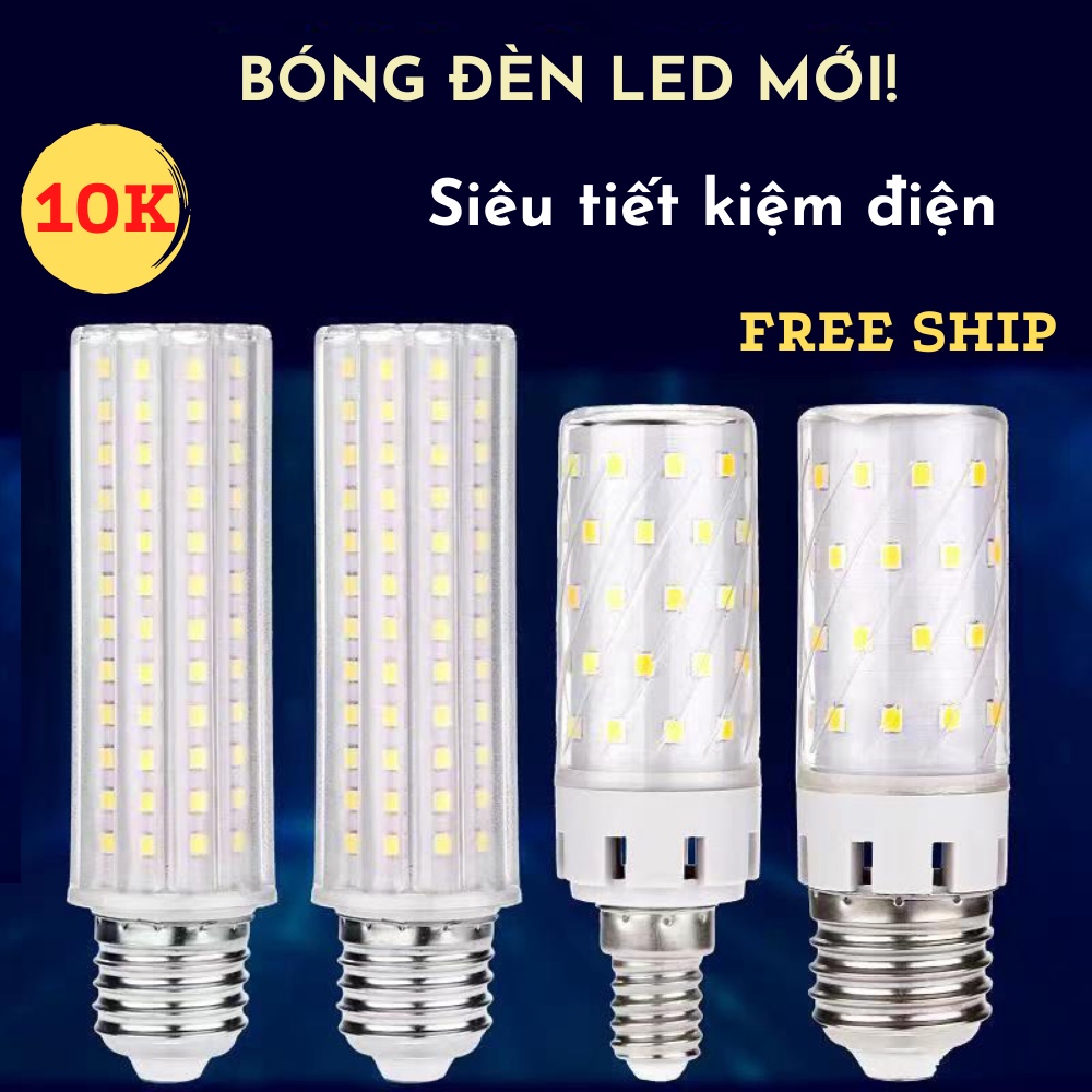 Bóng Đèn Led Siêu Sáng, Bóng Led Bắp Tiết Kiệm Năng Lượng E27 Nhỏ Gọn Tiện Dụng ATILA SHOP