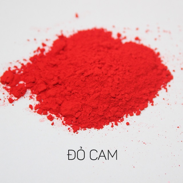 Màu khoáng ĐỎ CAM 5 g
