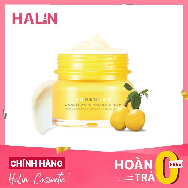 Kem Dưỡng Trắng Da Ban Đêm Forencos Wonderwerk Marula Tone Up Cream Màu Vàng