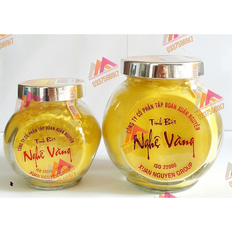 TINH BỘT NGHỆ VÀNG XUÂN NGUYÊN LỌ 160gr - HỔ TRỢ VIÊM LOÉT DẠ DÀY - LÀM SÁNG ĐẸP DA - CHỐNG THÂM SẸO