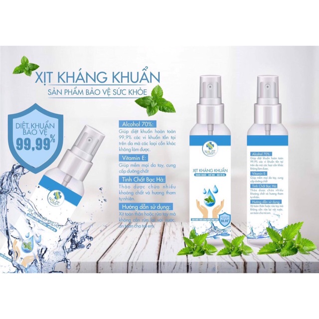 Xịt kháng khuẩn