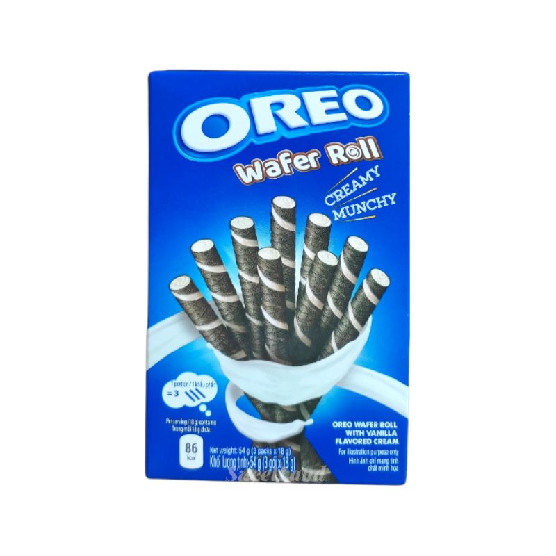 Bánh quế Oreo nhân kem hộp 54g