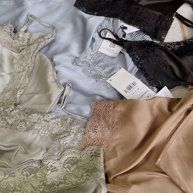 Bộ Ngủ Lụa Phối Ren | BigBuy360 - bigbuy360.vn