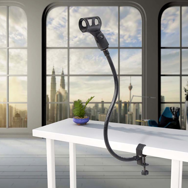 Giá Đỡ Micro Cổ Ngỗng Linh Hoạt Gắn Bàn Tiện Dụng Cho Họp / Podcast