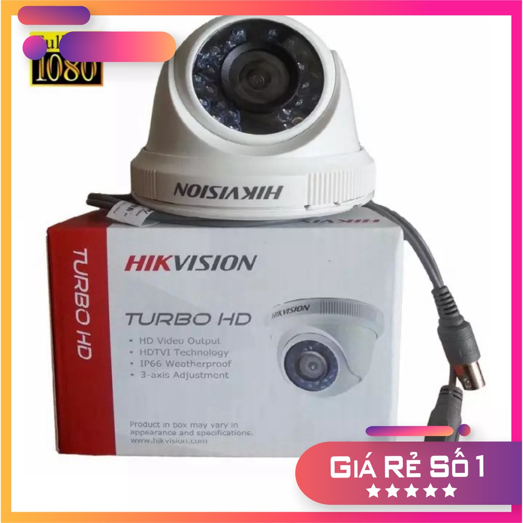 {FREESHIP} Camera dome HD-TVI hai.0MP Hikvision DS-2CE56D0T-IRP