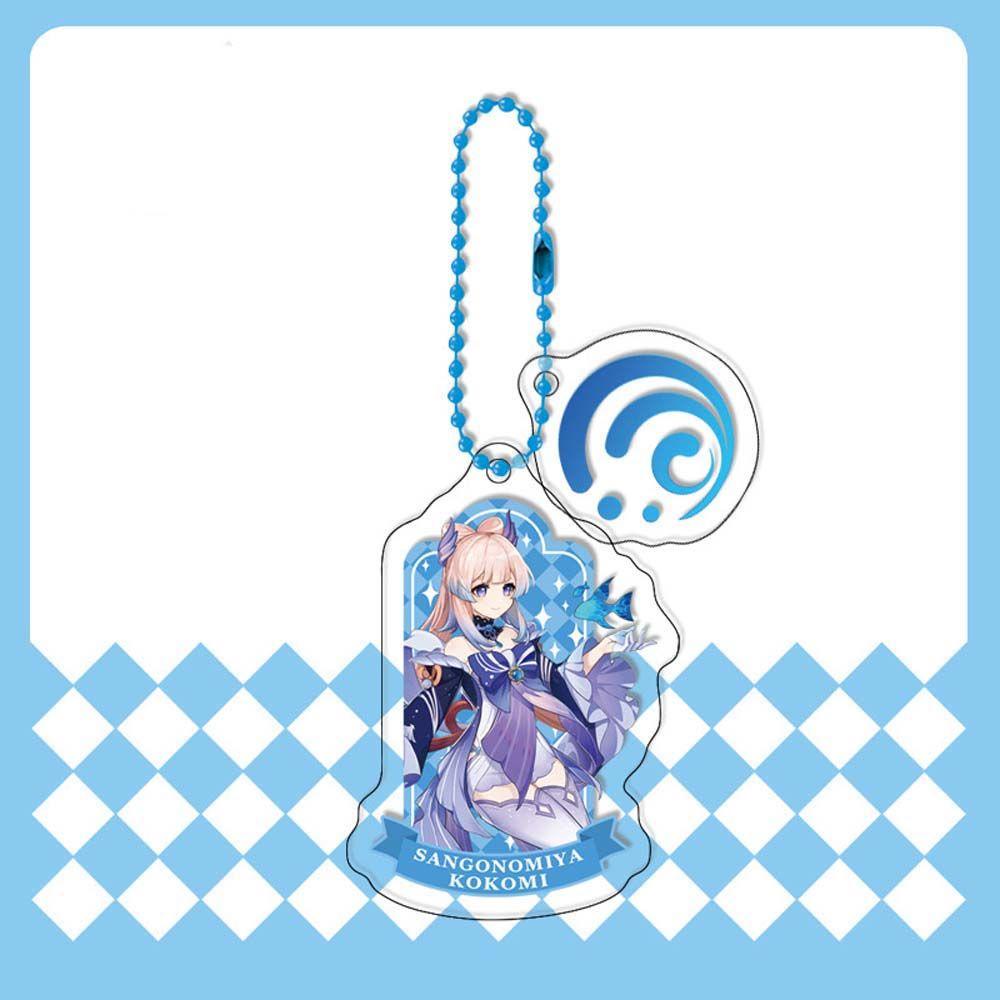 Móc Khóa Bằng Acrylic Hình Anime Gorou Yaemiko Venti Dễ Thương