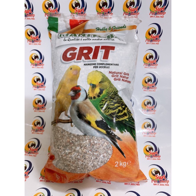 Khoáng hàng Ý cho chim gói 100g và 500g và 1kg