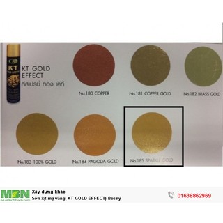 Sơn mạ vàng Bosny KT Gold