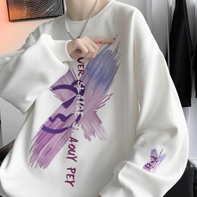 Áo Khoác sweater Tay Dài Phong Cách Thời Trang Hong Kong Cho Cặp Đôi 1 / 2